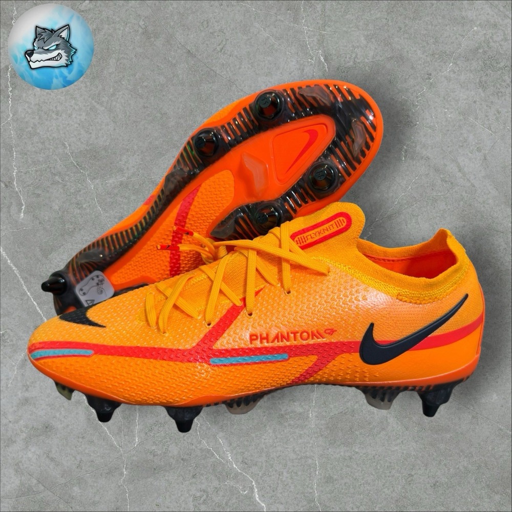 Nike Phantom GT2 Elite SG-Pro Soccer Cleats Laser Orange Men's 7 DJ8041-809